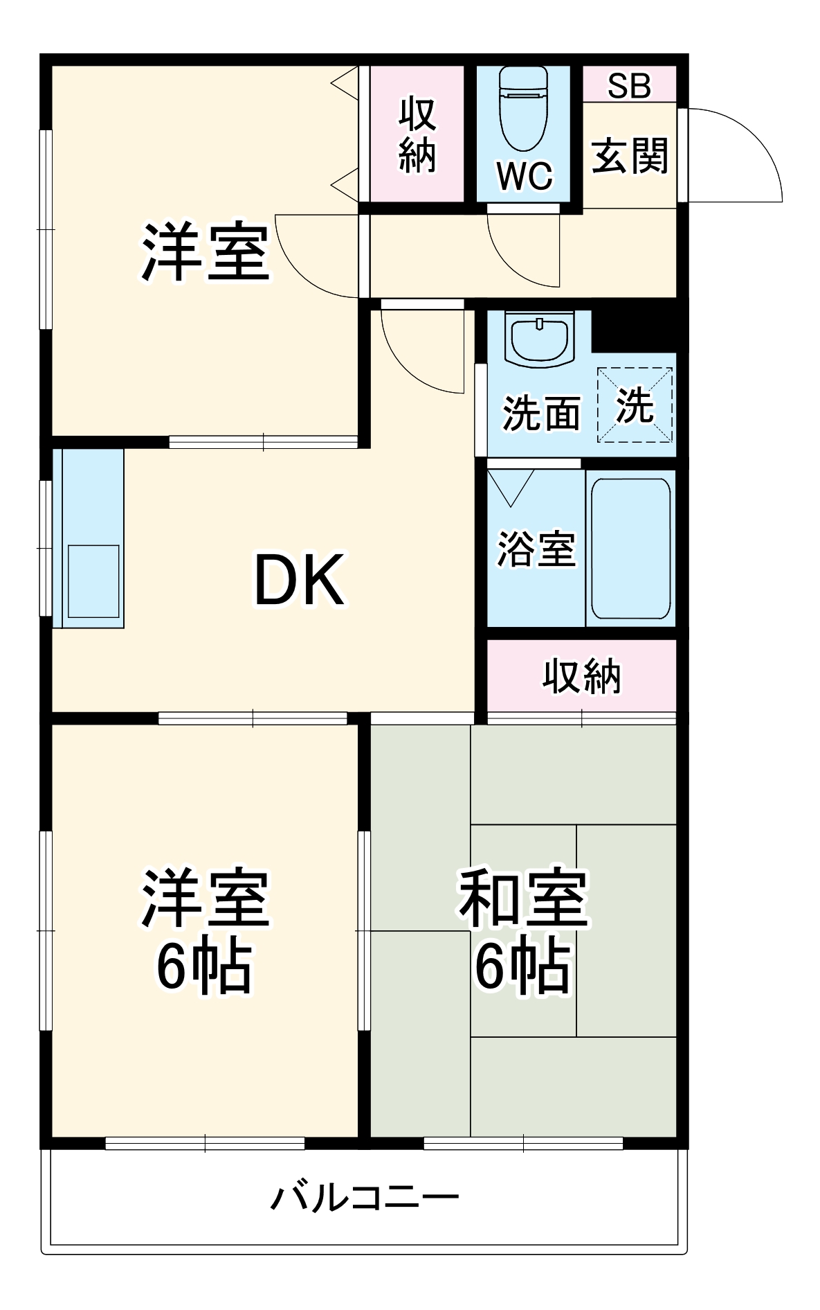 シャイネン市川の間取り