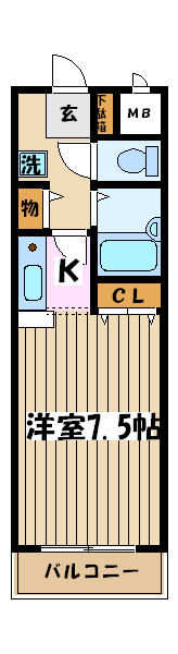 マルーレジデンスの間取り