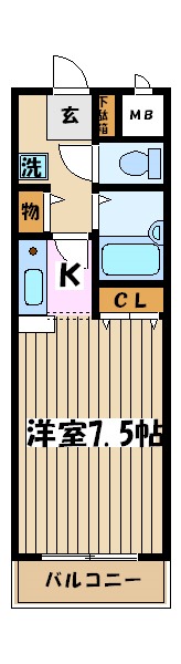 マルーレジデンスの間取り