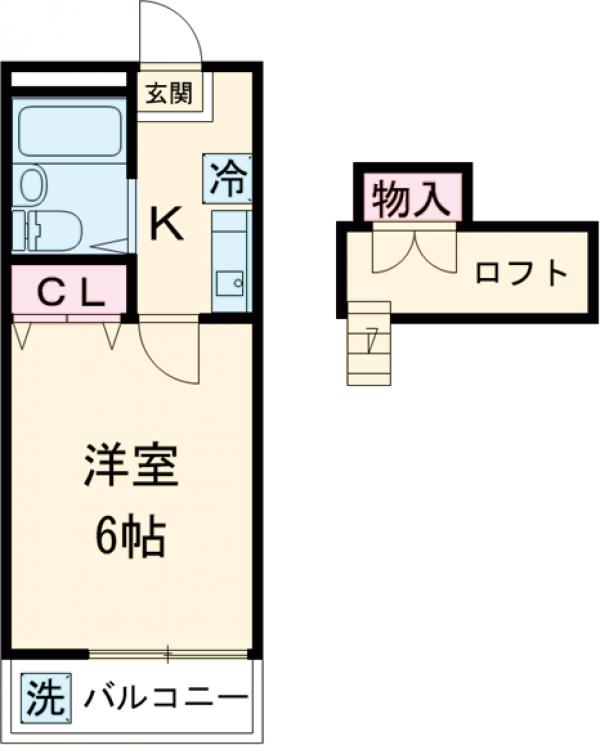 第6あかるハイムの間取り