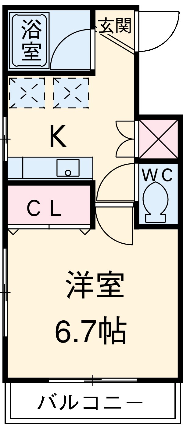 ヤサカハイム市川の間取り