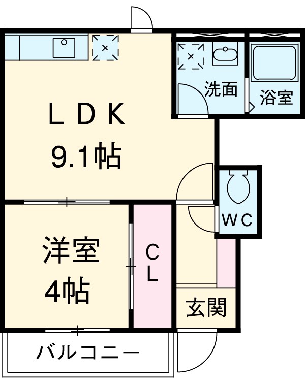 Ariettaの間取り