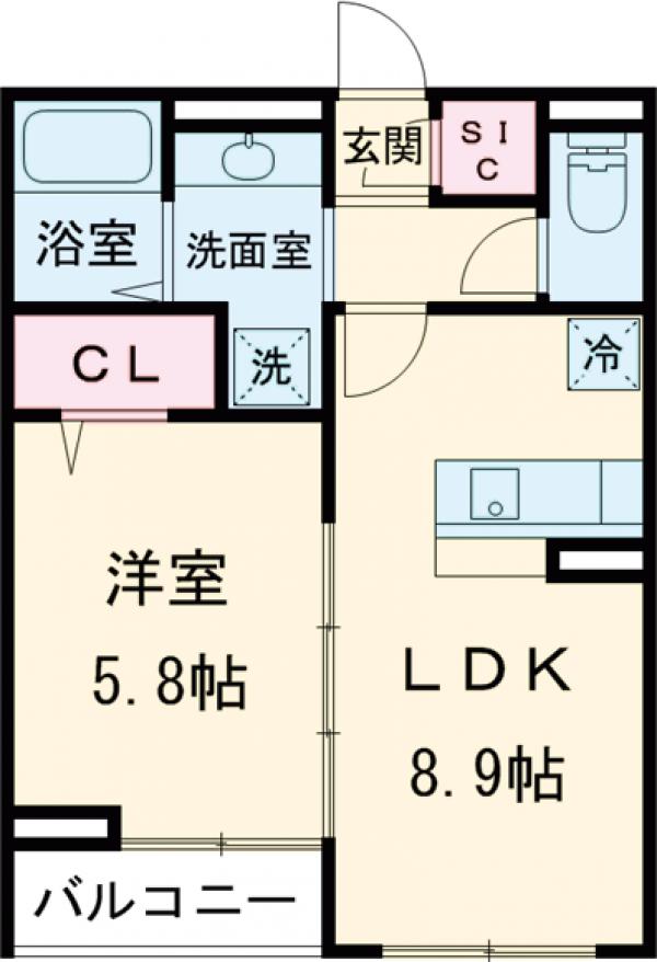 Prendre Simonsの間取り