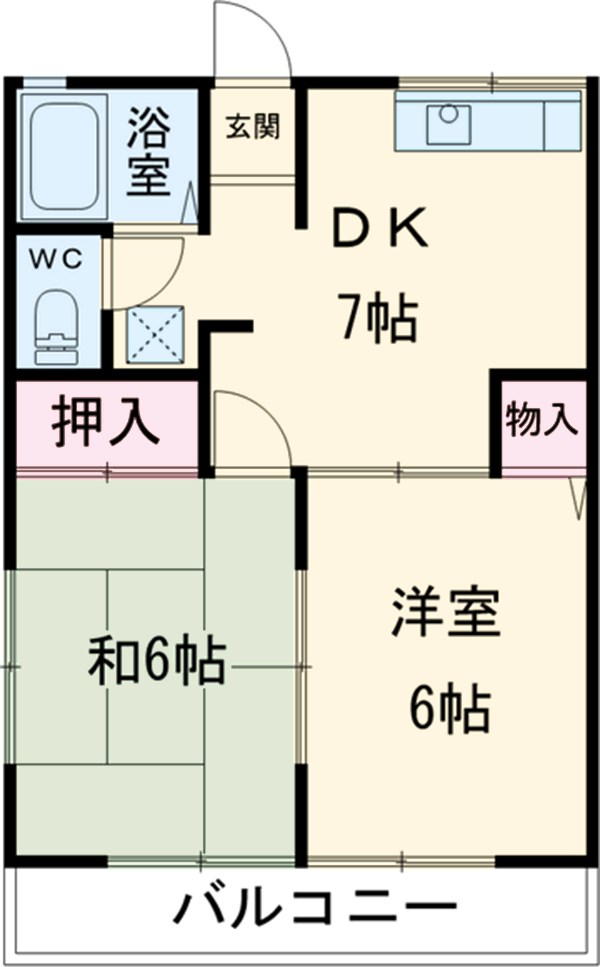 グリーンヒルズの間取り