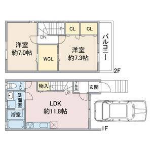 グレイス西里の間取り