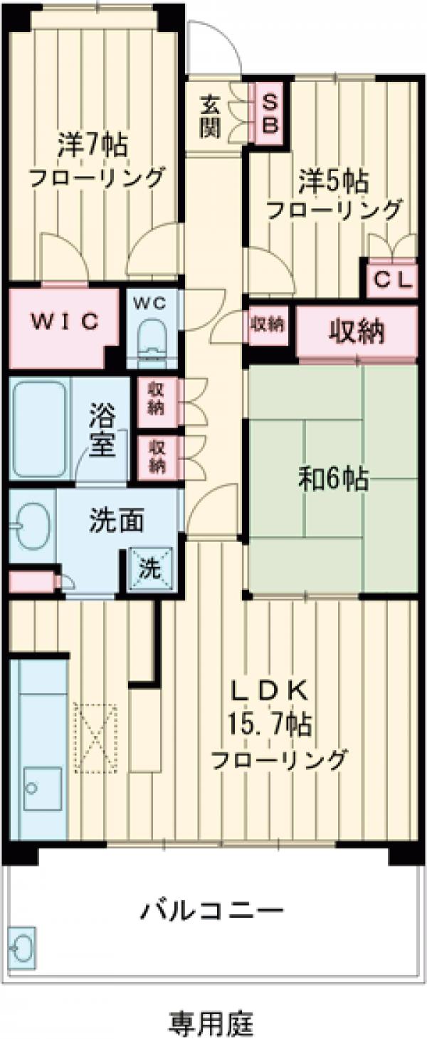 エルザ世田谷の間取り