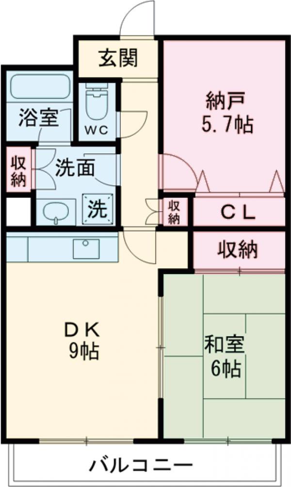 サングレース芦花公園の間取り