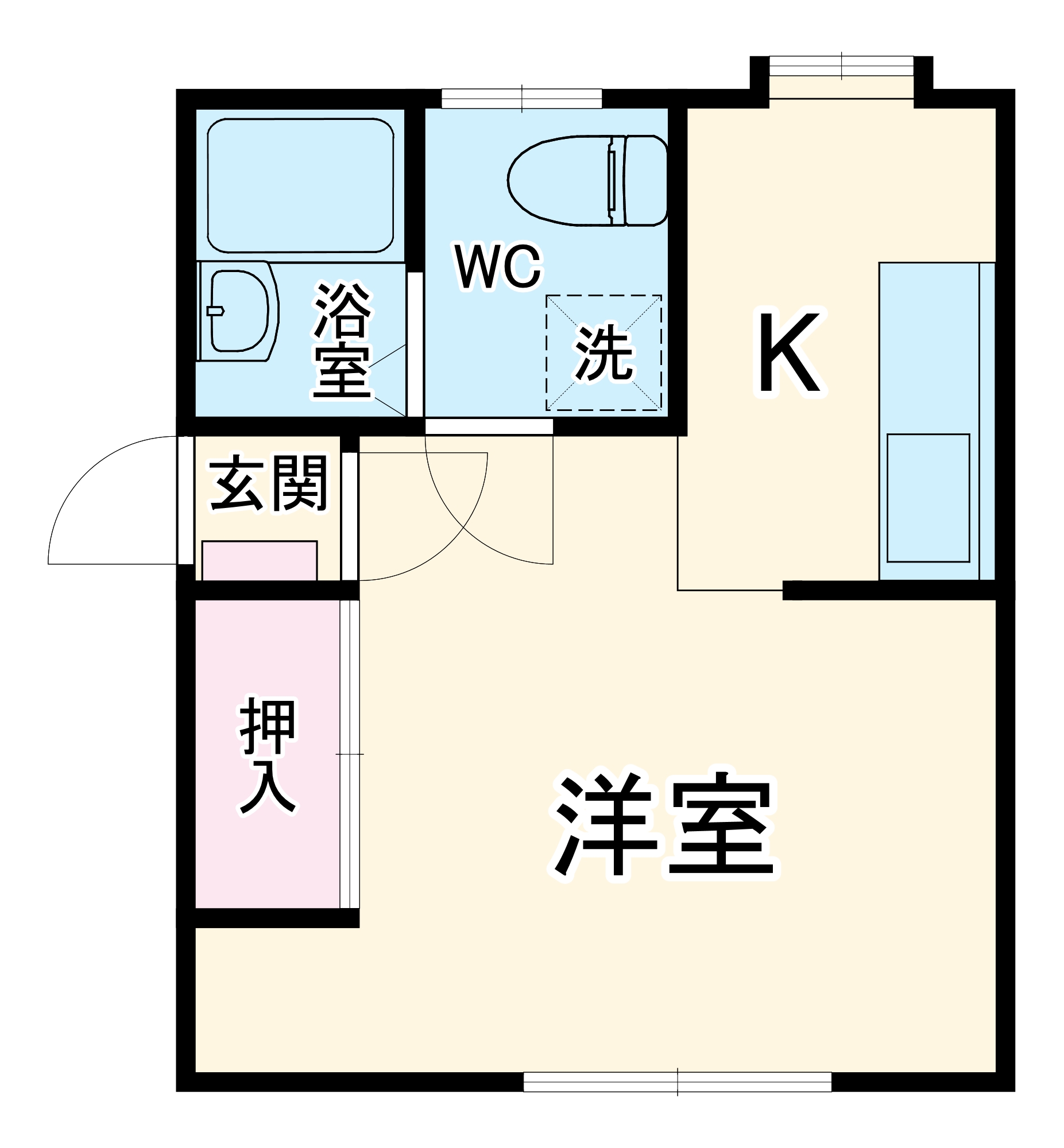 グリーンハイツの間取り