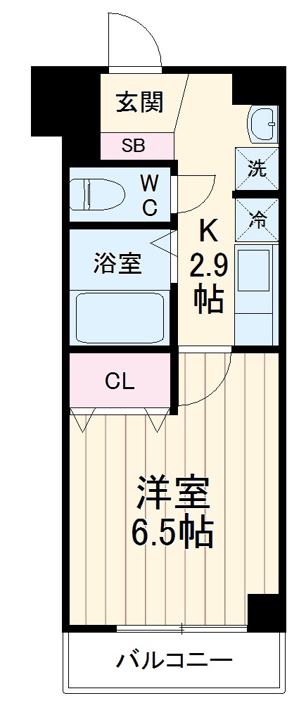スクエア コートの間取り