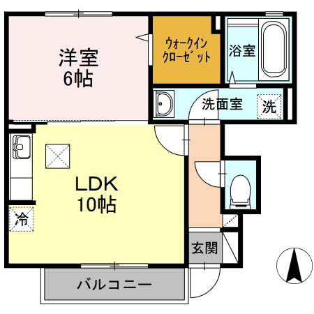 アストルムの間取り