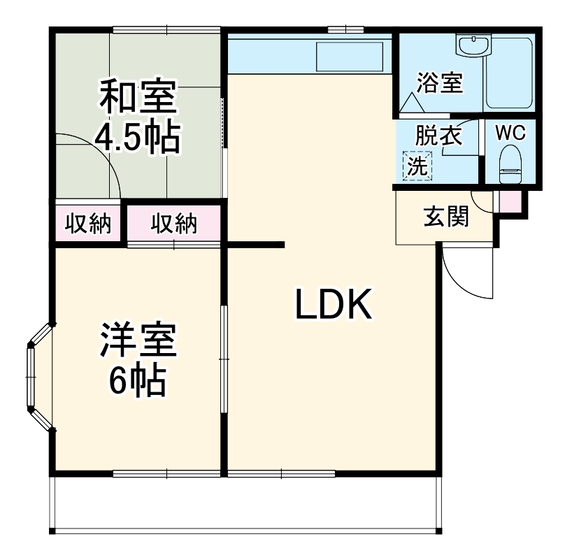 ベルシオン緑丘の間取り