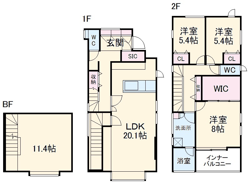 MaisonClarity星ヶ丘の間取り