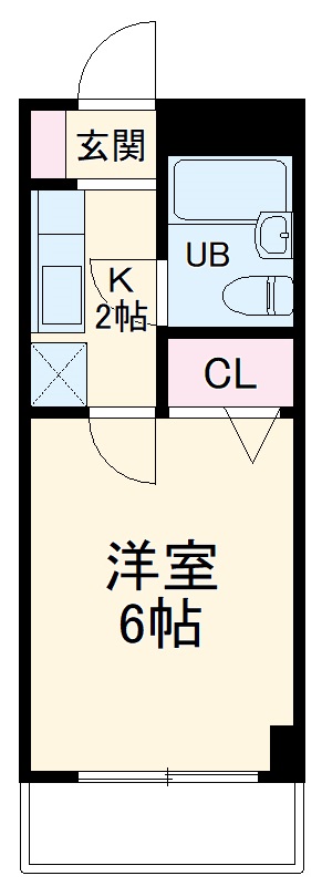 第二コーポ代田の間取り
