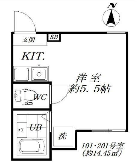 アイコートサティスの間取り