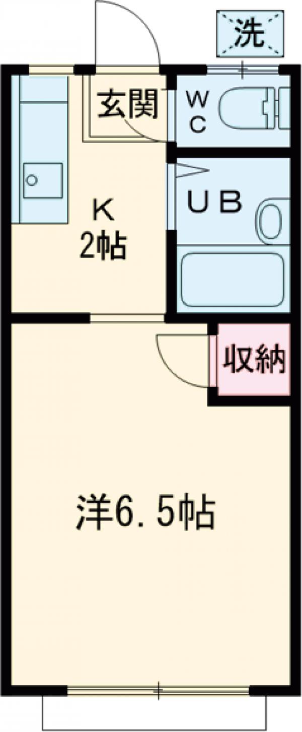 コーポ欅の間取り