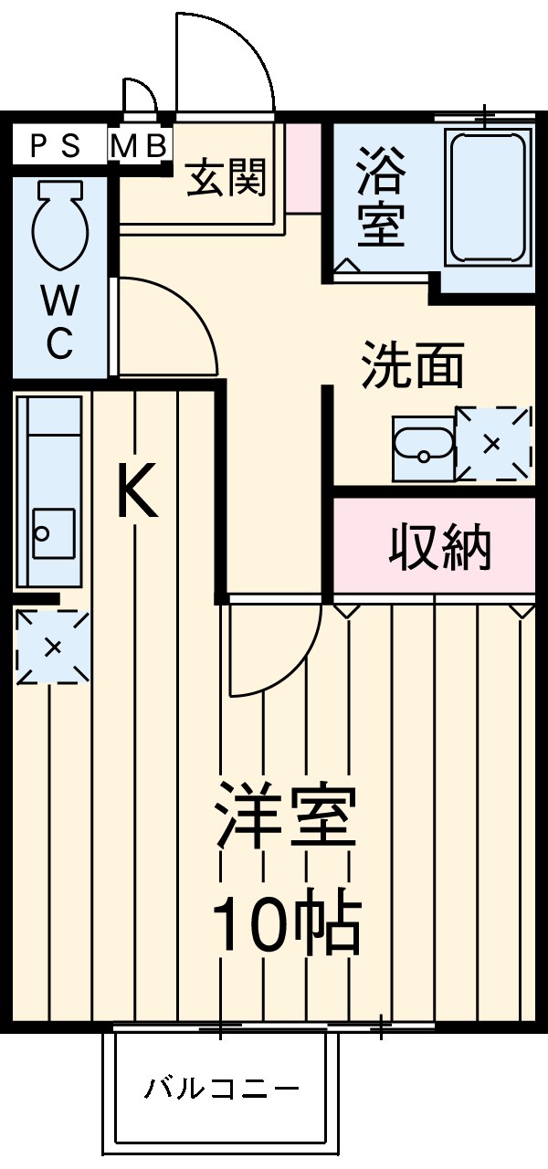 プランドールB棟の間取り