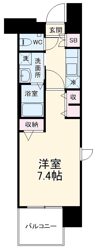 パルティール植田の間取り
