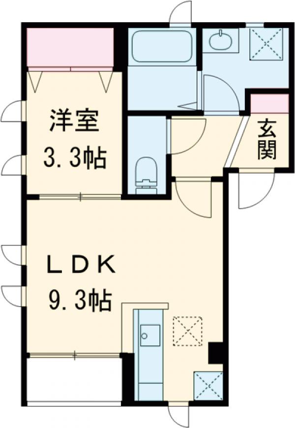 アロージョ三鷹の間取り