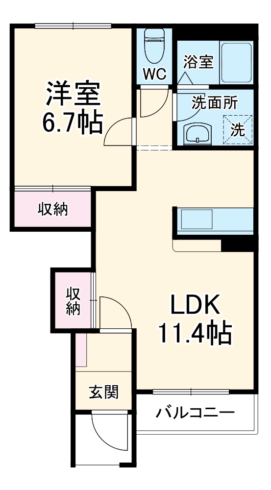 アネックスの間取り