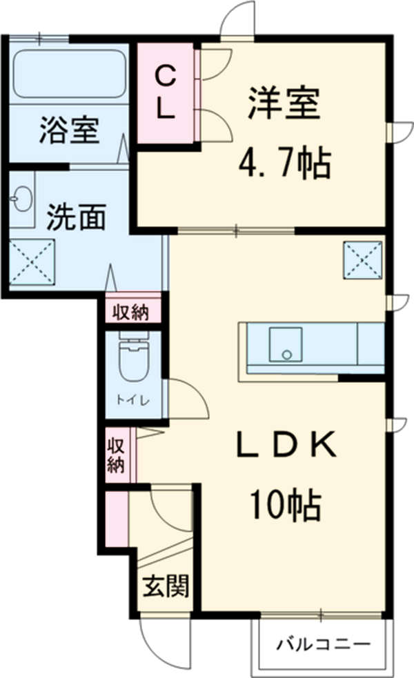 インタレストの間取り