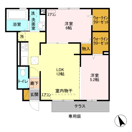 レジデンス Ⅲの間取り