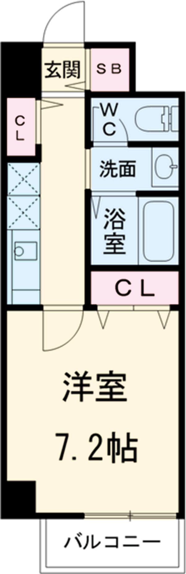ファージェ立石の間取り