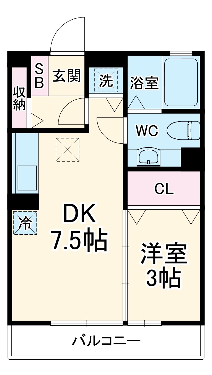 グリーンネスト綱島の間取り