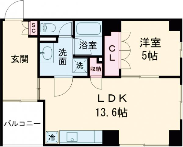 ＴＡＳ上北沢レジデンスの間取り