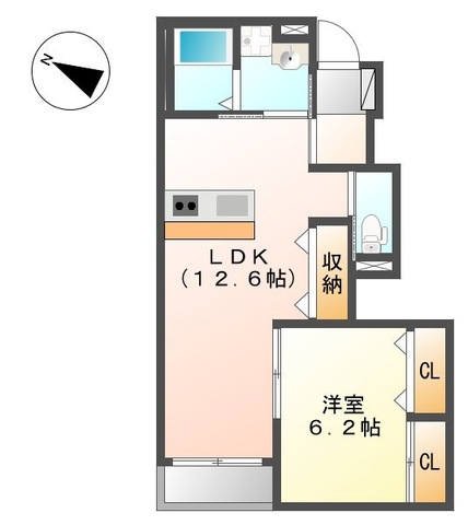 ファンタジアの間取り