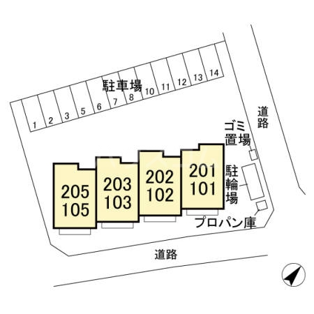 14/17 駐車場