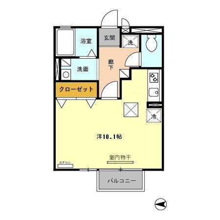 クレセントハイムの間取り