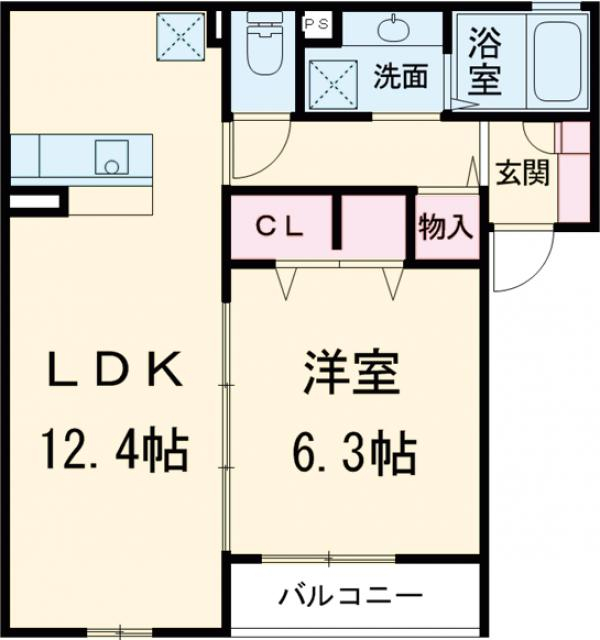 エスポワール白鳥の間取り