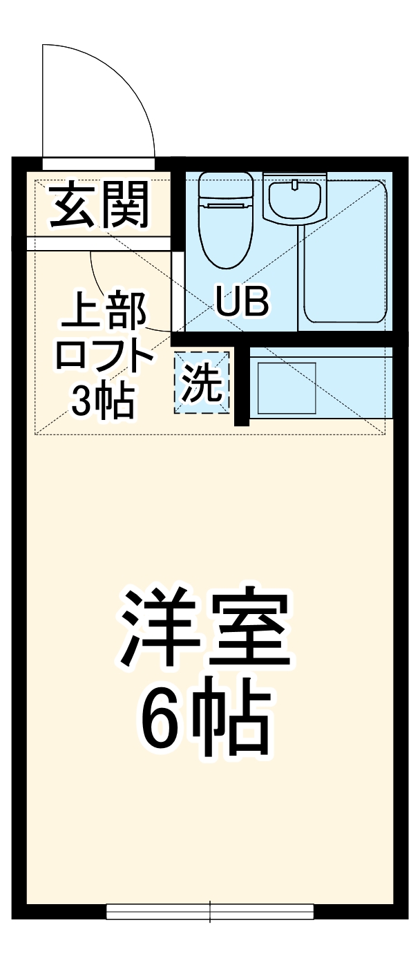 シャトウ和光Aの間取り