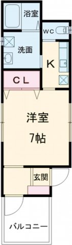 市川ビルⅡの間取り