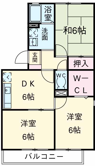 パルテールの間取り