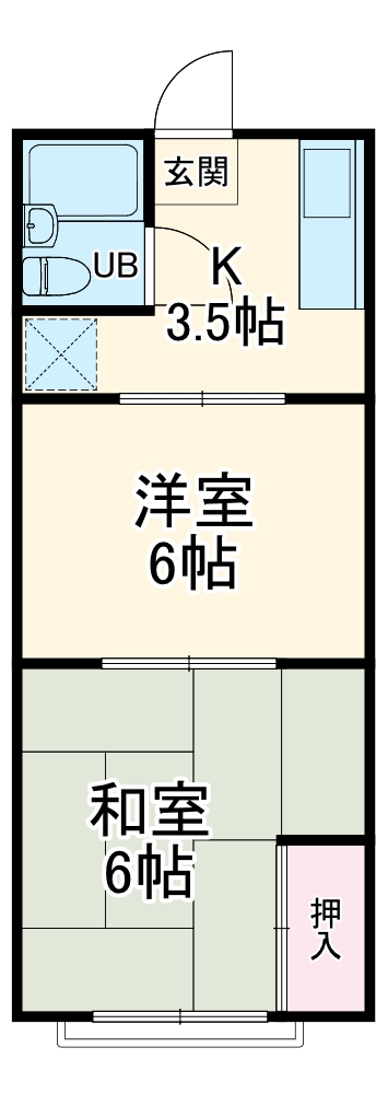 藤美ハイツの間取り