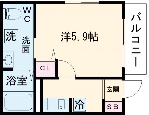 青戸の完工年月(2018年11月)築の賃貸アパートの間取り
