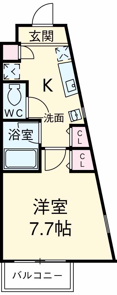 プライムアーバン烏山ガレリアの間取り