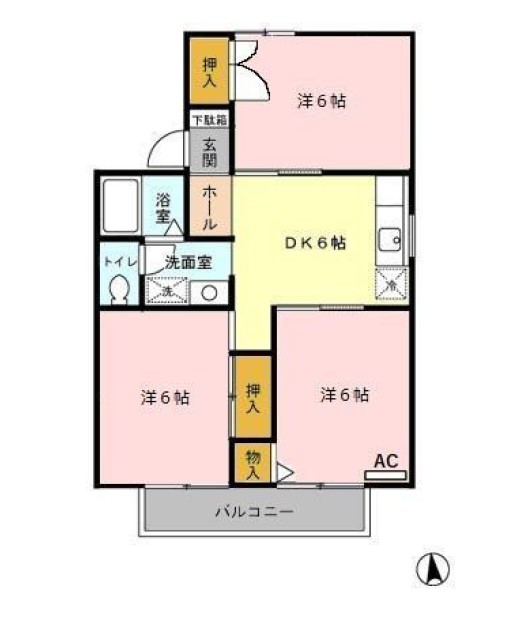 メゾンアルファの間取り