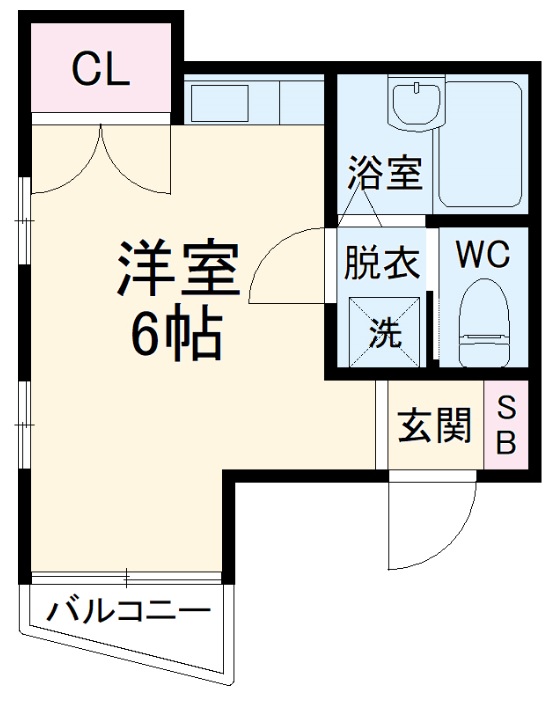 グリーンハイム箕輪・101号室の間取り