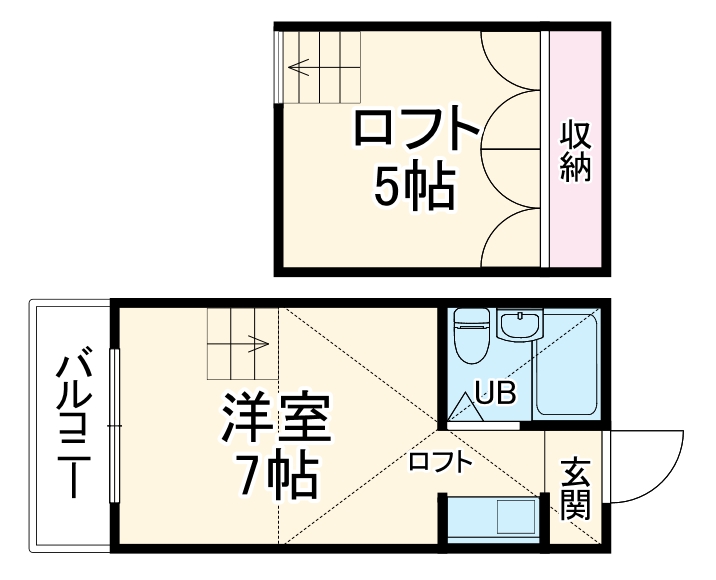 パンシオン 元住吉の間取り
