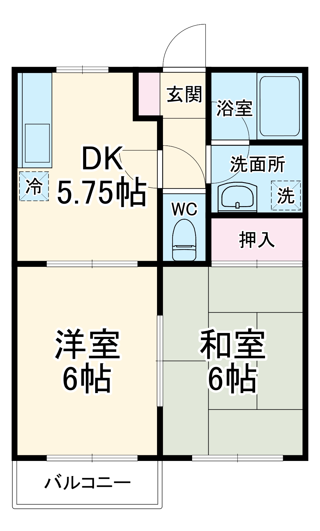 グリーンビレッジの間取り