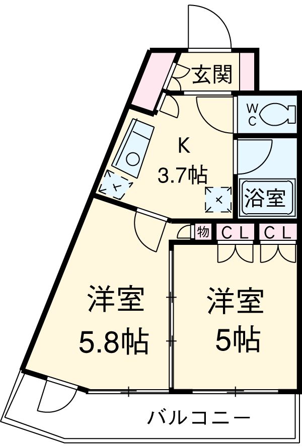 Annex日吉の杜の間取り