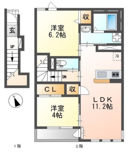 フローラの間取り