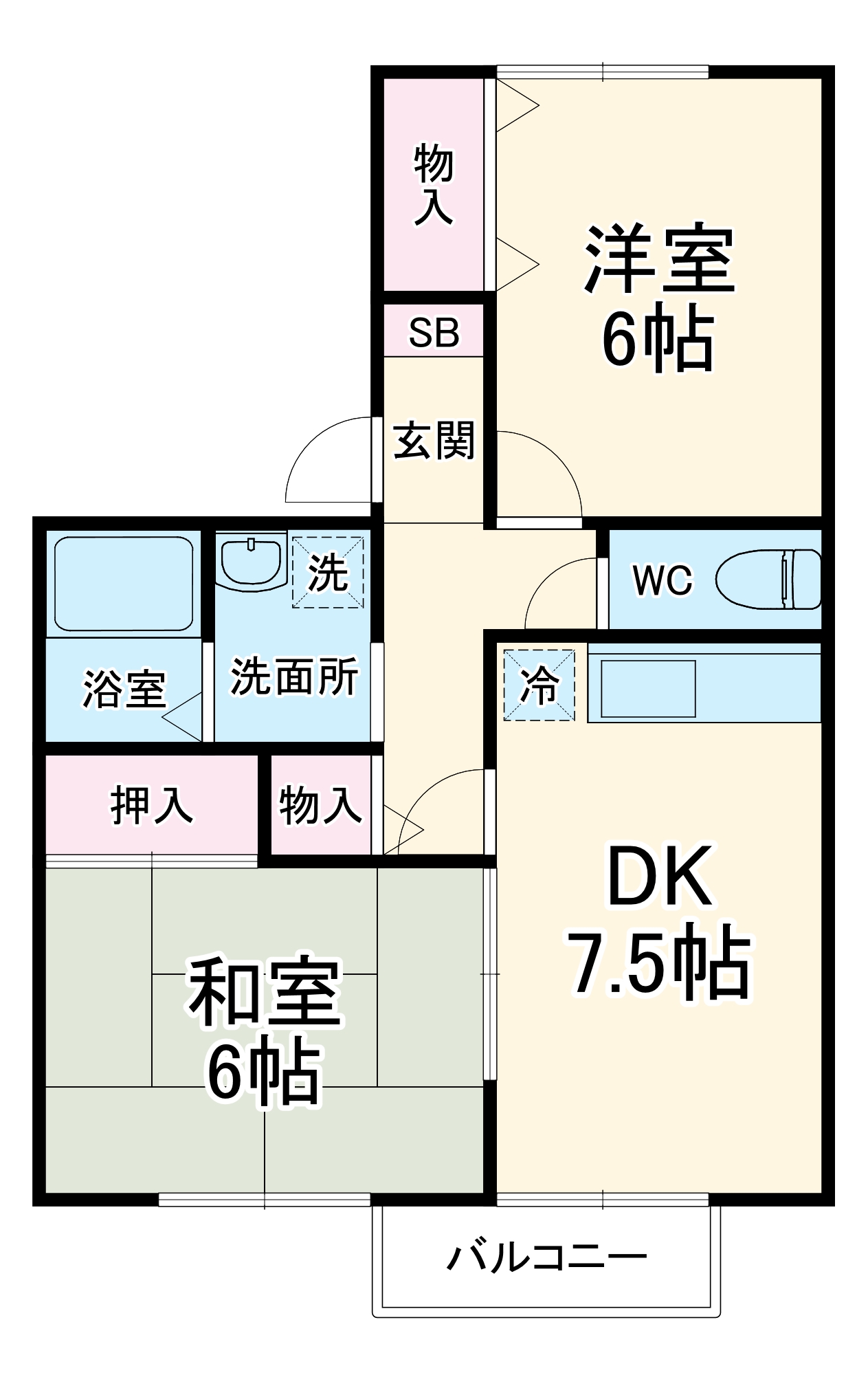 メゾン・ド・ヴェルテの間取り