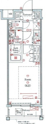AZEST堀切菖蒲園Ⅱの間取り