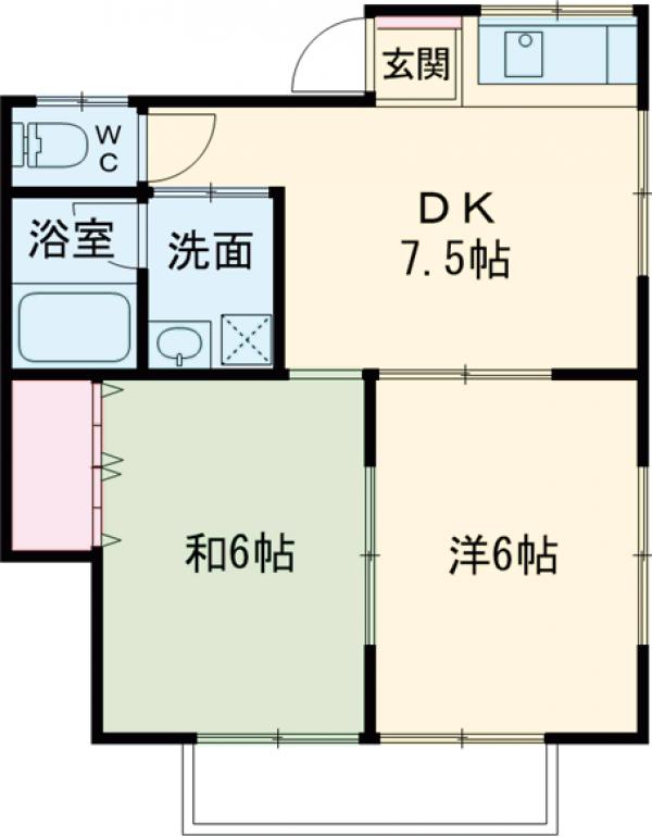 キャッスルハイツの間取り