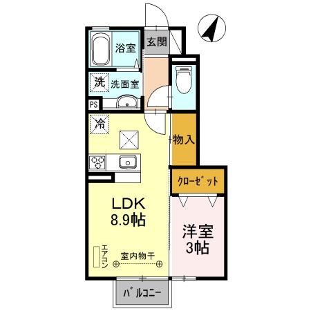 セジョール北鴻巣の間取り