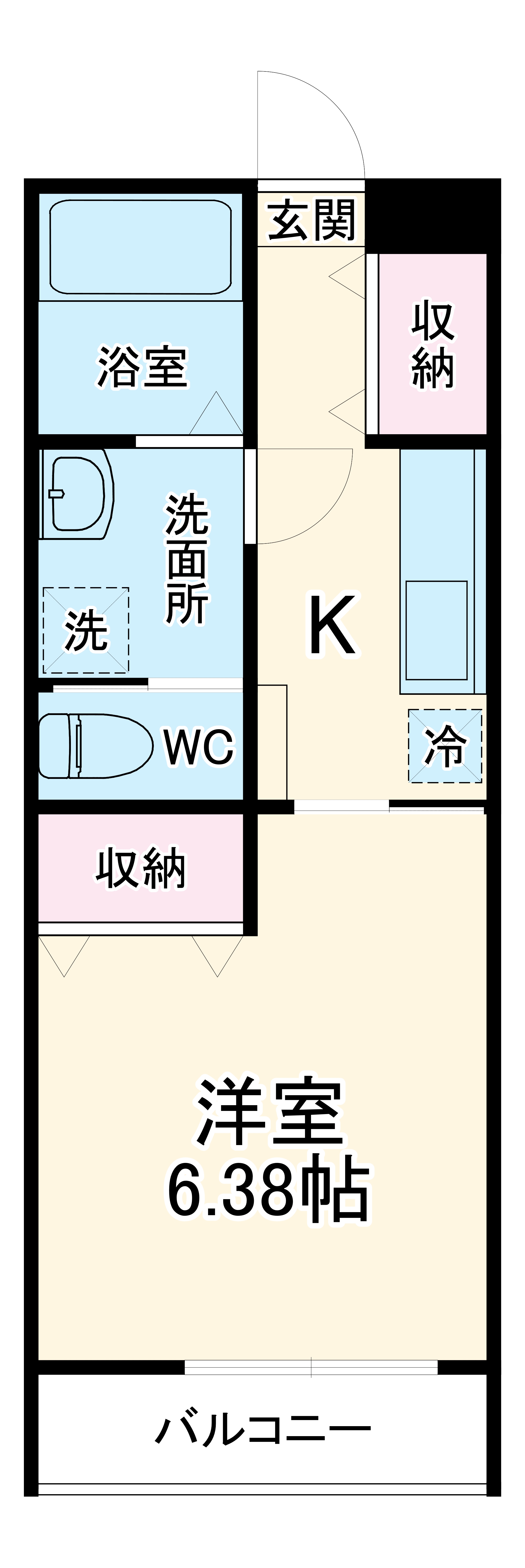 アルメゾンコスメアの間取り