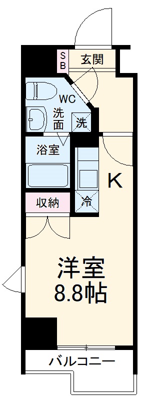 ドゥーエ国府台の間取り